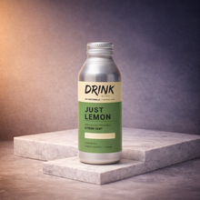 Charger l'image dans la galerie, Just Lemon Drink Waters - Eau pétillante bio citron vert vitamine B12 bouteille aluminium 470ml