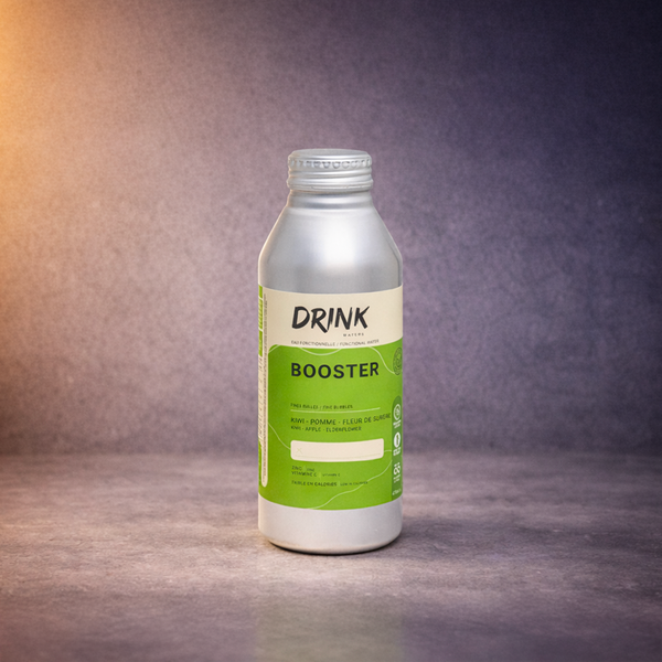 Booster Drink Waters - Eau fonctionnelle pomme kiwi vitamine C zinc énergie